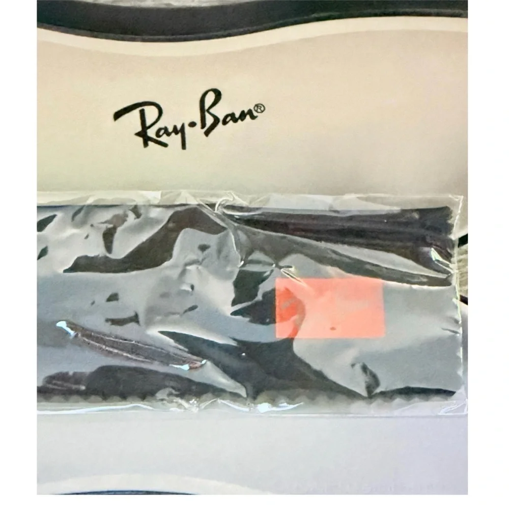 Ray-Ban Hard Shell Eyeglasses Sunglasses Case Black Logo